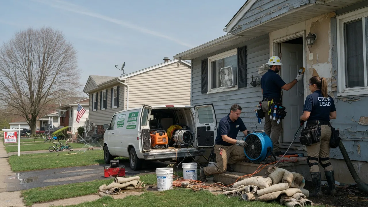 Flood Cleanup in East Branch, NY near me